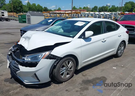 2020 Hyundai Elantra Sel из США, поврежденный, VIN 5NPD84LF9LH573844